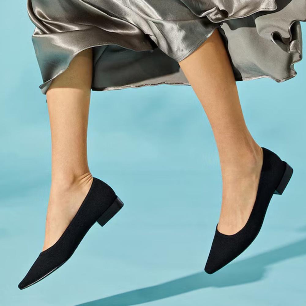 VIVAIA  Square Toe Heels Minnie Black Size EU 36.5 - Picture 3 of 8